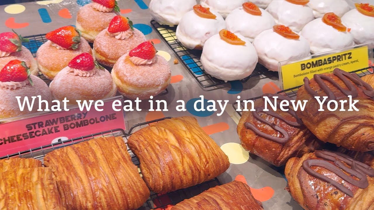 What we eat in a day in New York City
