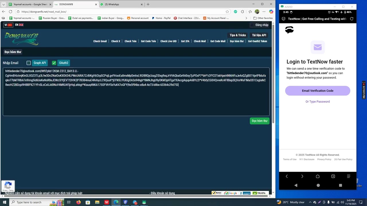 Textnow Account Create Update | Textnow Update New Trick | Token Login Textnow Account Kivabe Kore ✅