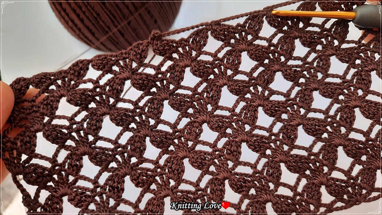 FANTASTIC Easy Beautiful Knitting Crochet Model * Free Online Tutorial for beginners Tığ işi örgü