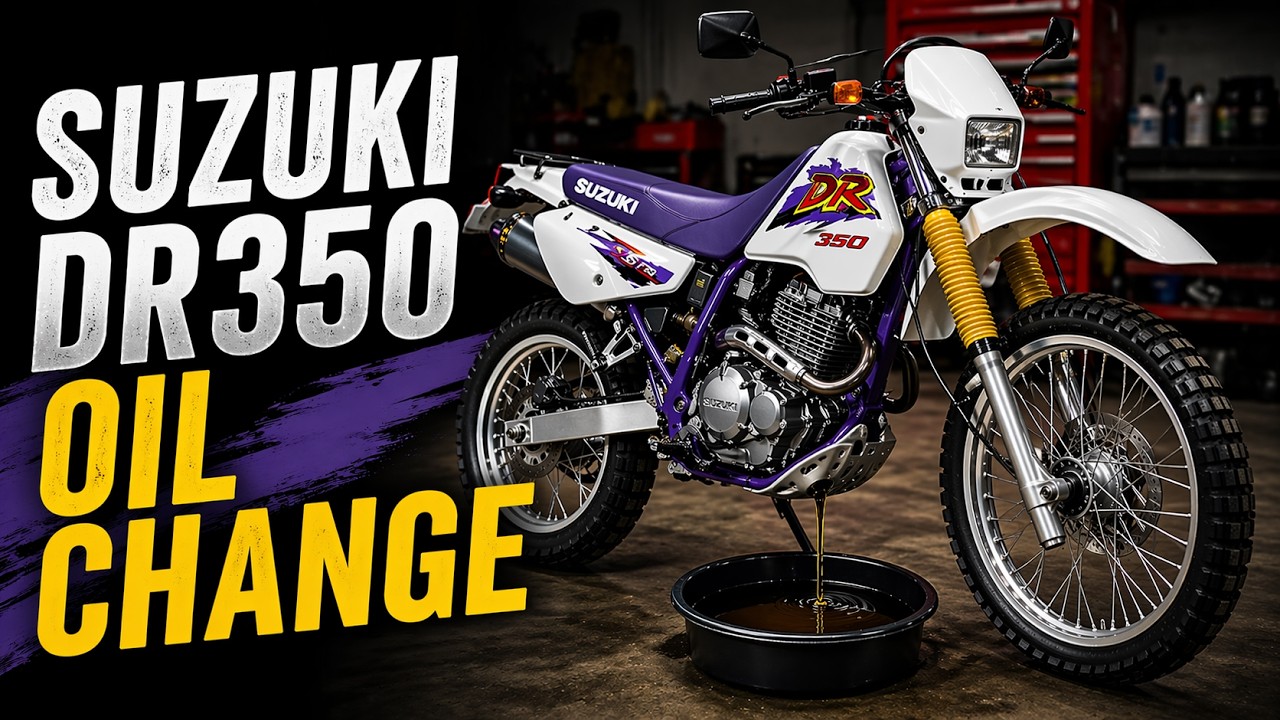 Как: заменить масло в Suzuki DR350 (ЛЕГКО!)