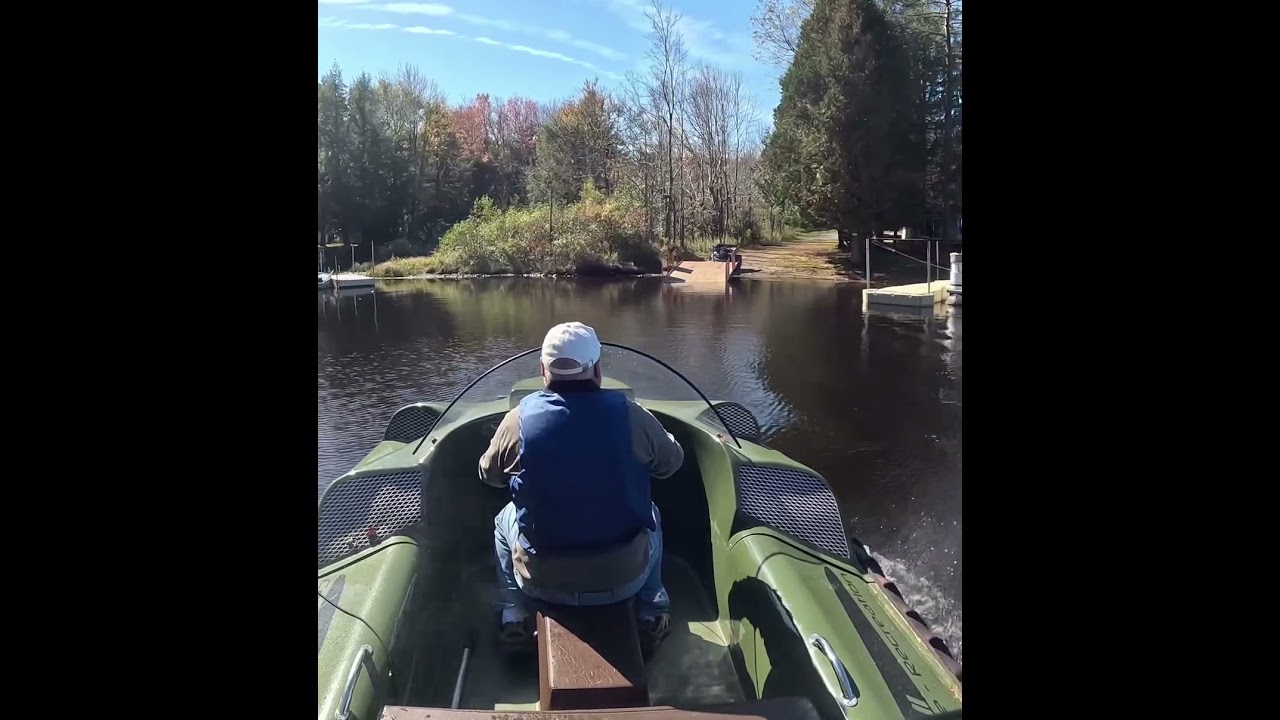 Loading a Hovercraft onto a trailer #hovercraft #coastal #coastal pro II #hoverstream