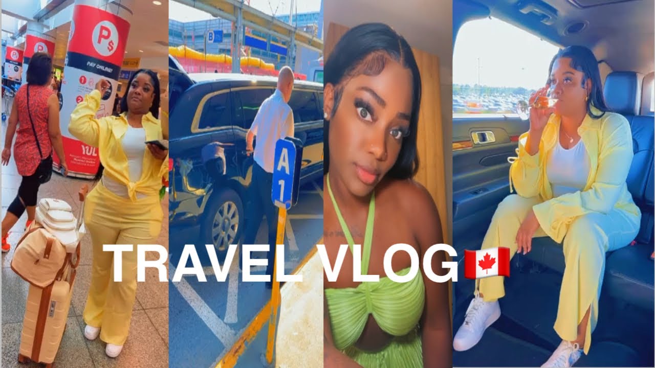 VLOG: ANN AL AIRPORT AVÈM POUM AL CANADA🇨🇦PREMYÉ JOUM NAN CANADA / TRAVEL VLOG✈️