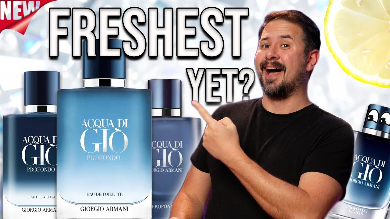 NEW Armani Acqua di Gio Profondo EDT - #1 Summer Freshie For 2025?