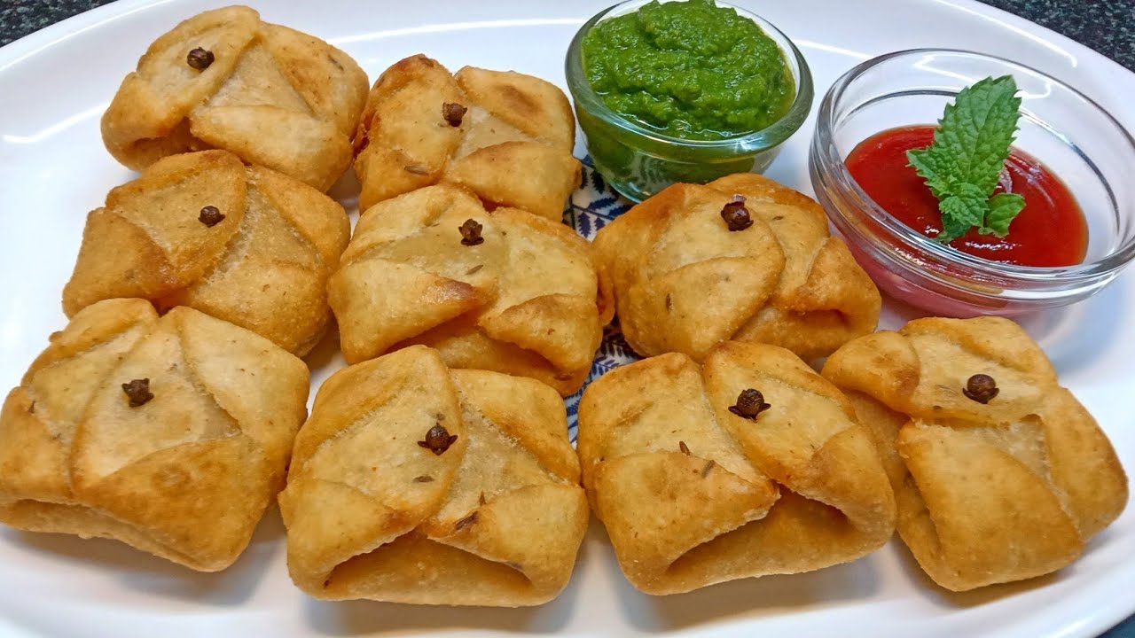 सिर्फ सूजी और आलू से बनाए समोसे जैसा खस्ता टेस्टी और चटपटा नाश्ता || aalu suji ka crispy nashta