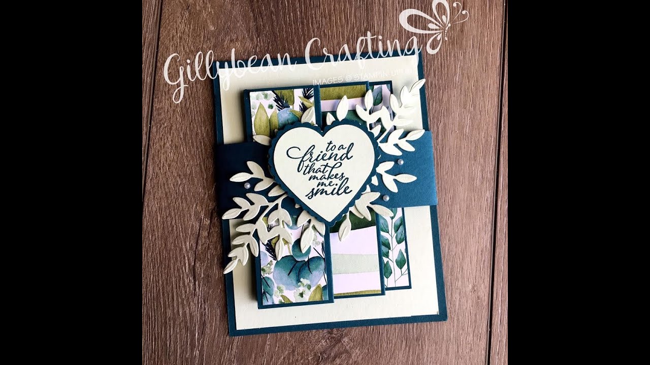 Accordion Fancy Fold Card using Stampin' Up!'s&reg; Forever Greenery Suite