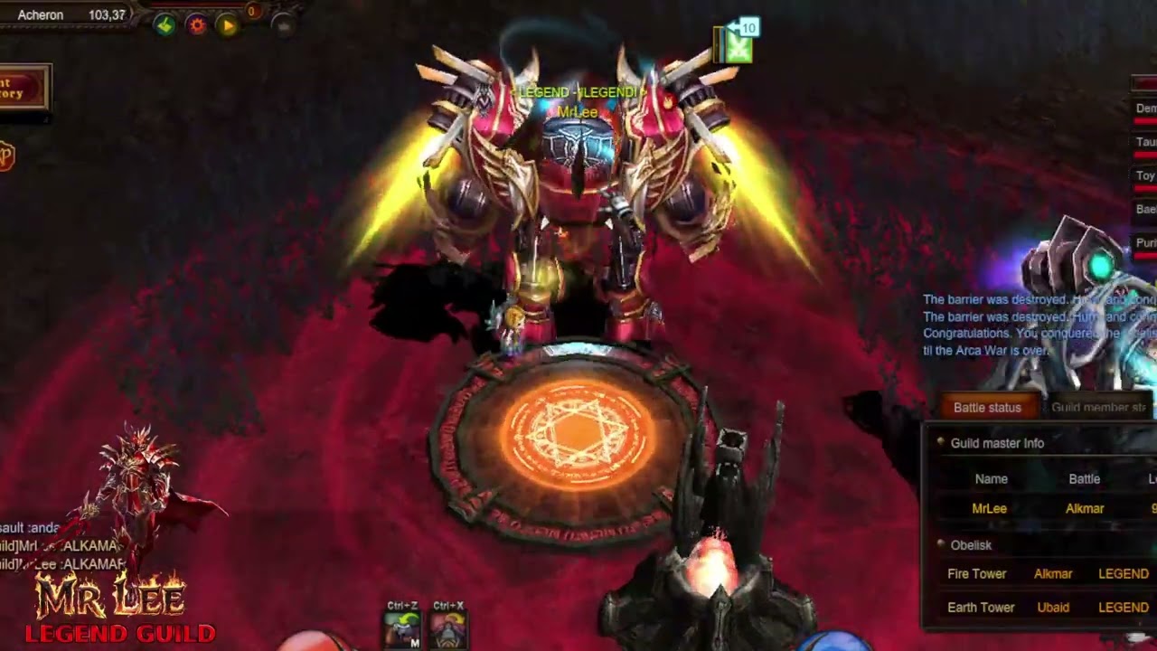 WIN 2 MAP: Arka LEGEND Guild GMO - Sever Alfhiem 30/08/2026
