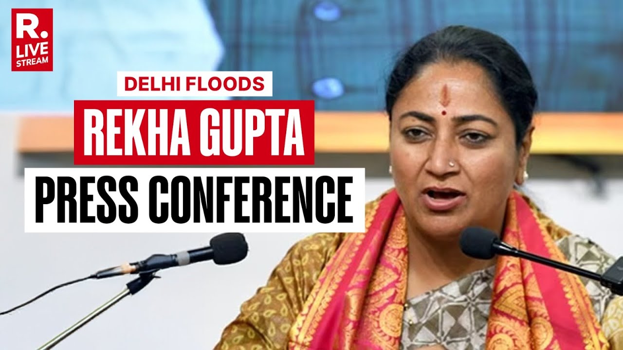 LIVE: Delhi CM Rekha Gupta Addresses Press Conference | Flood situation | Yamuna Flood update