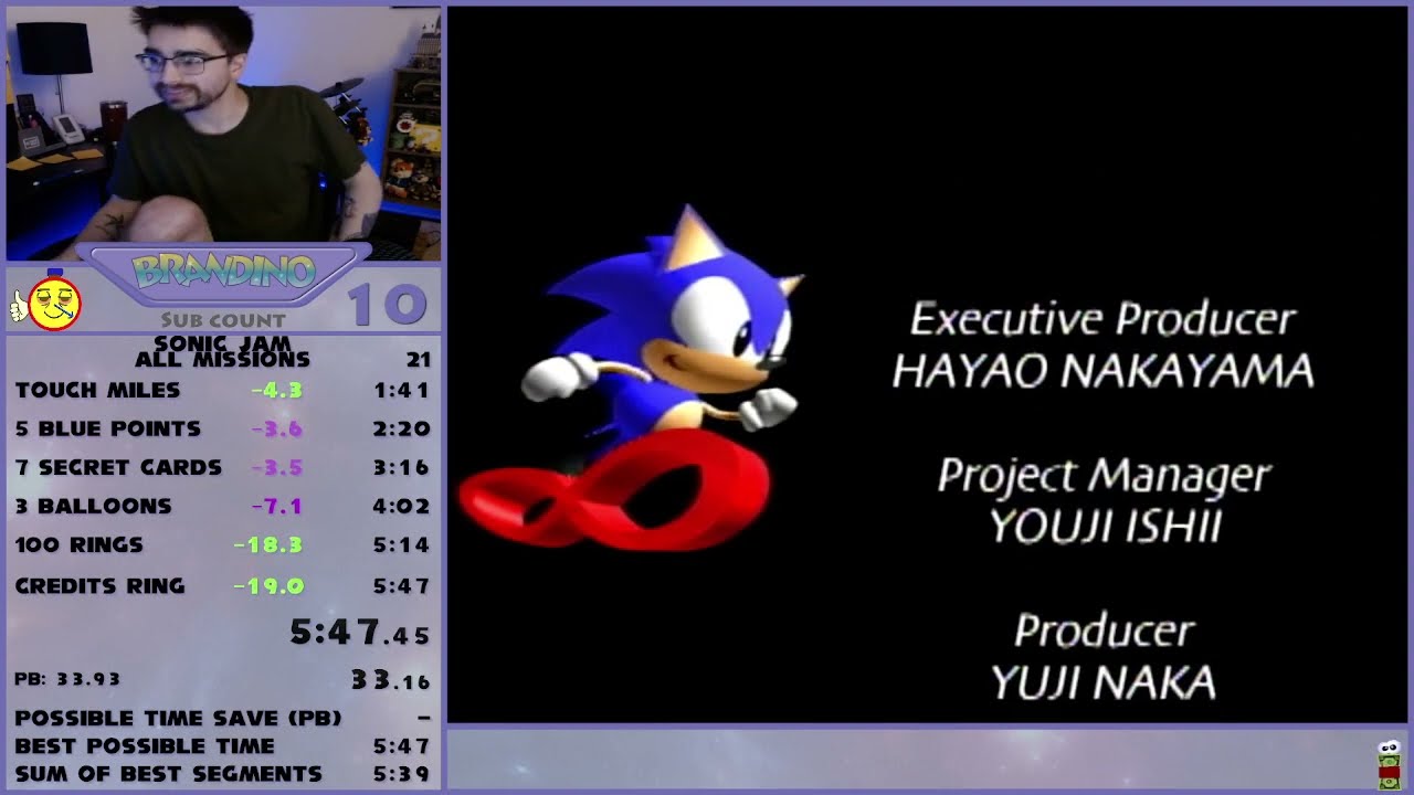 Sonic Jam - All Missions - 5:47.45 (Speedrun)