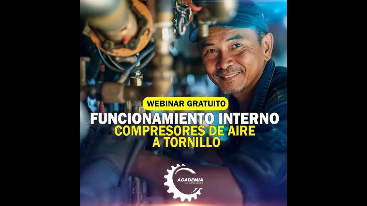 COMPRESORES DE TORNILLO: Funcionamiento Interno, Circuitos de Aceite y Aire | Curso Especializado