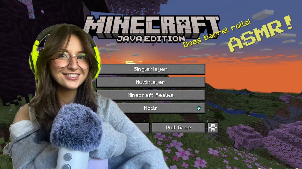ASMR Minecraft gameplay⛏️(controller clicking, whispers)