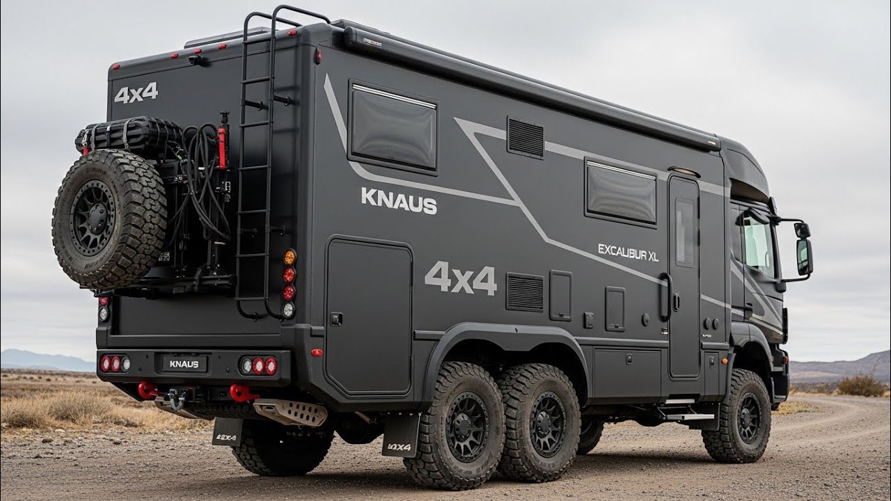Knaus Excalibur XL 4x4 2026 – Luxus-Reisemobil mit extremer Offroad-Power 