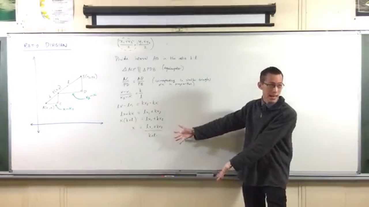 Internal Ratio Division: Deriving the Formula