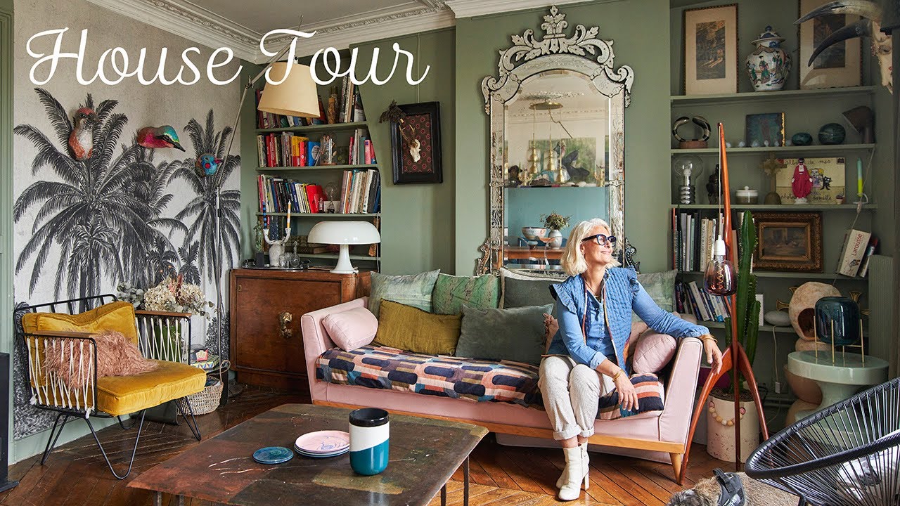 Paris Home Tour/ Семья из 3 человек, художник-керамист, полный уникальный стиль/ Франция vlog