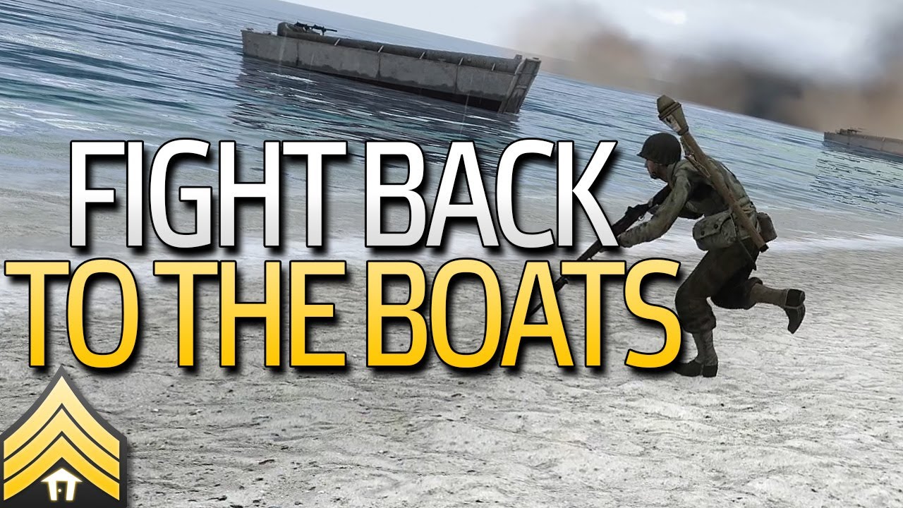 Arma 3 WW2 60fps - Fight back to the boats