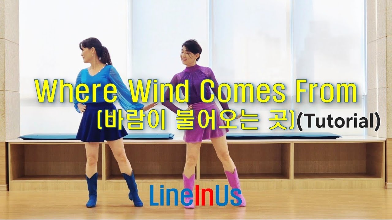 [초급설명] Where Wind Comes From (바람이 불어오는 곳)  Line Dance (Tutorial) [Lineinus]