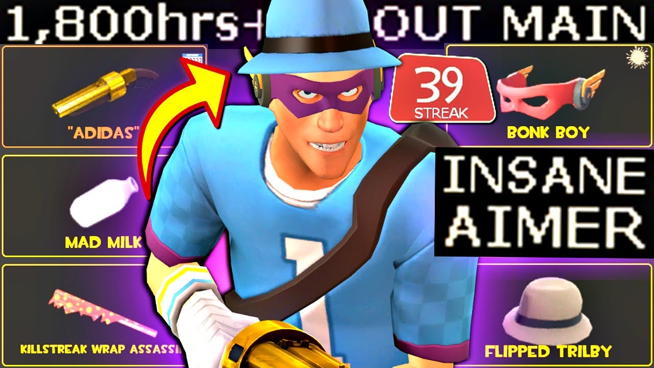 THE STEROID MONSTER🔸1800+ Hours Scout Main Experience (TF2 Gameplay)