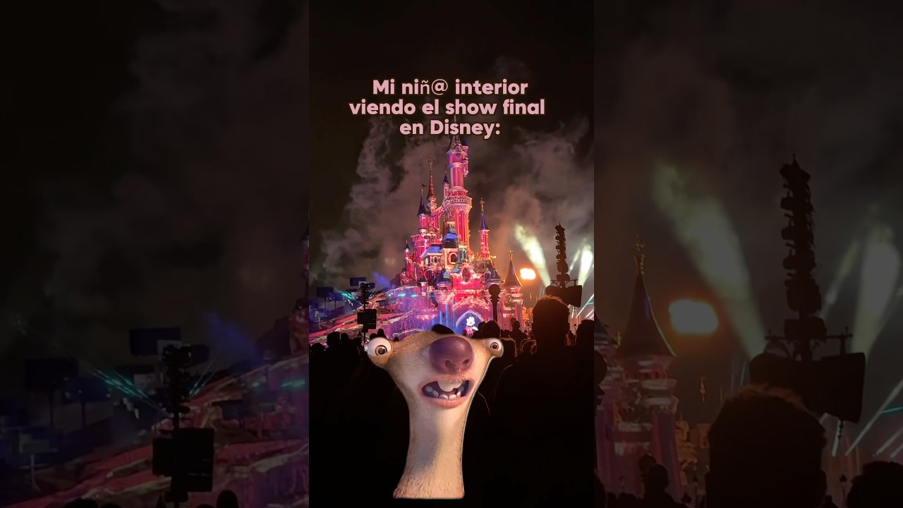Mi REACCI&Oacute;N 😳al ver el SHOW final🎆 en DISNEYLAND Par&iacute;s