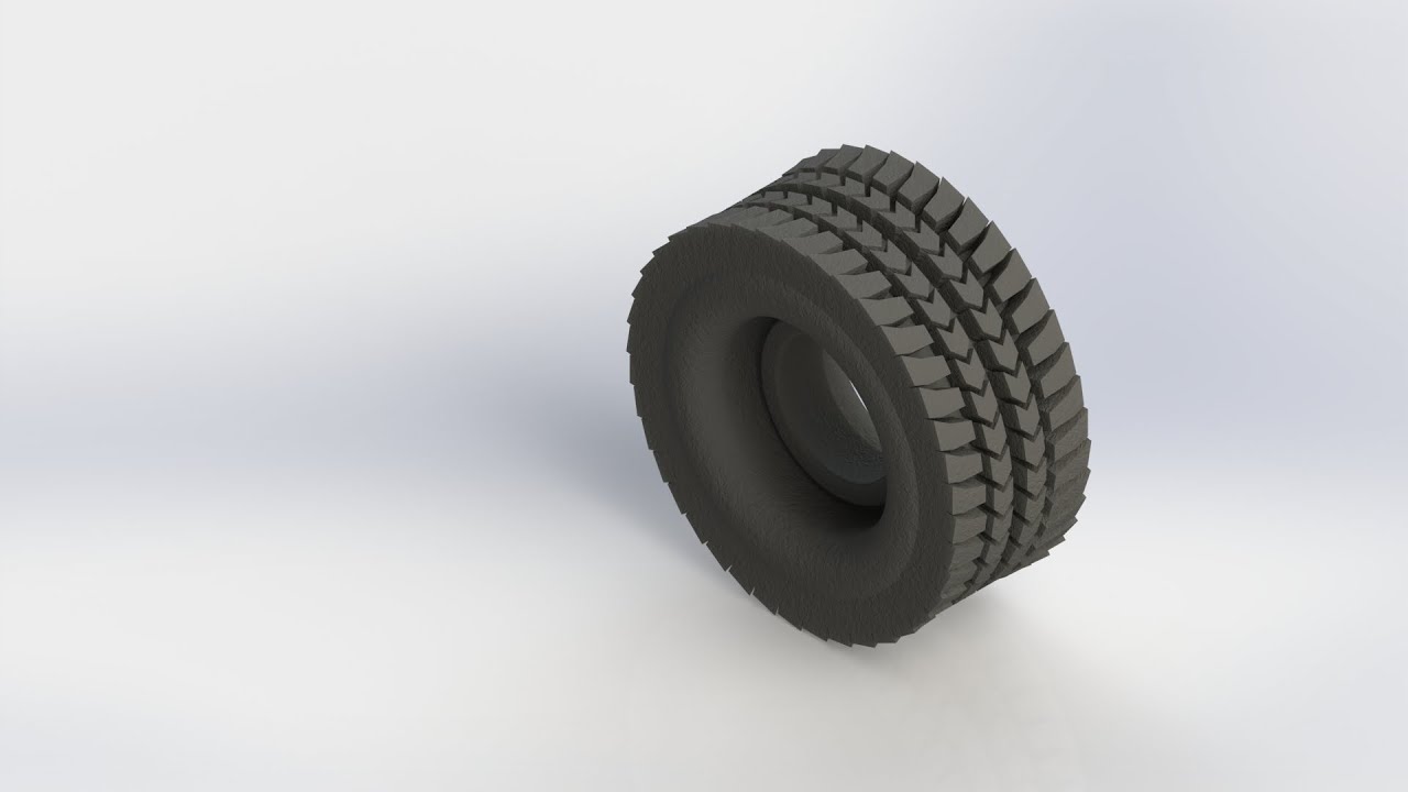 SolidWorks: Tire Design in 7 Minutes