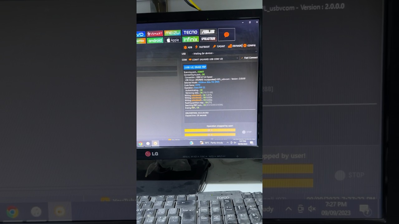 Huawei Y8p Frp remove with unlock Tool Edl test point method