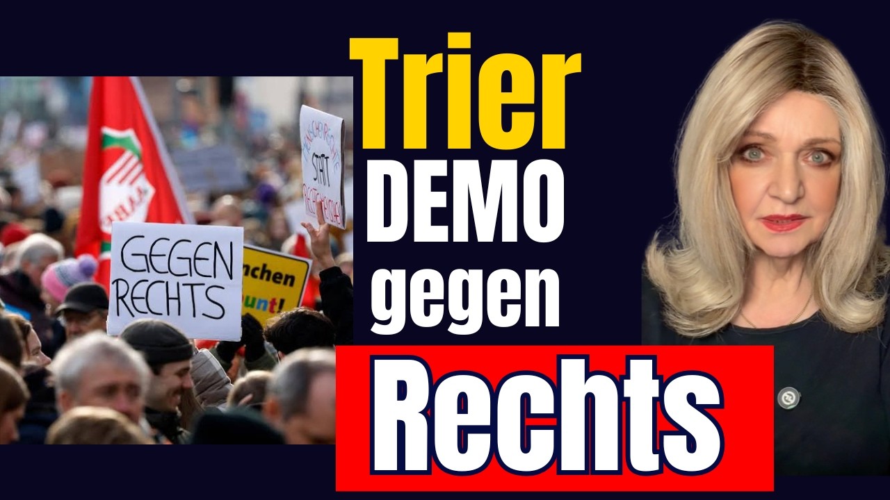 War ja klar: Demo gegen Rechts in Trier! Antifa organisiert!