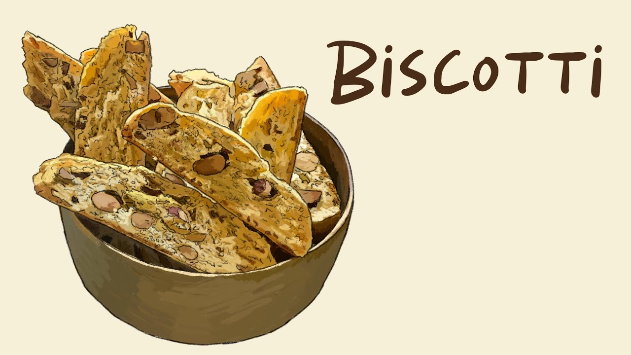 Biscotti recipe - twice-baked crunchy cookie