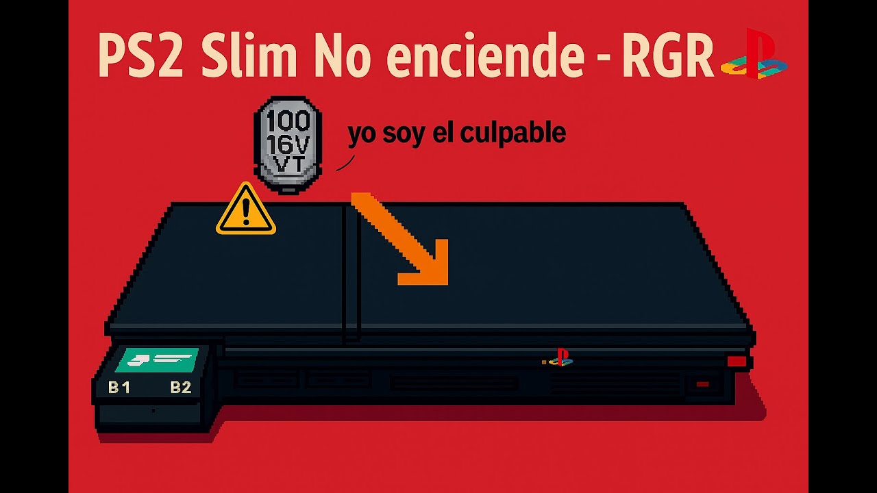 PS2 Slim no Enciende - Reparacion