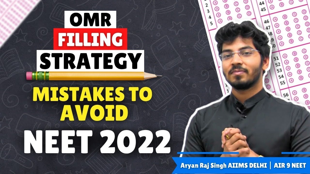 OMR filling Strategy|Mistakes to avoid|NEET 2022