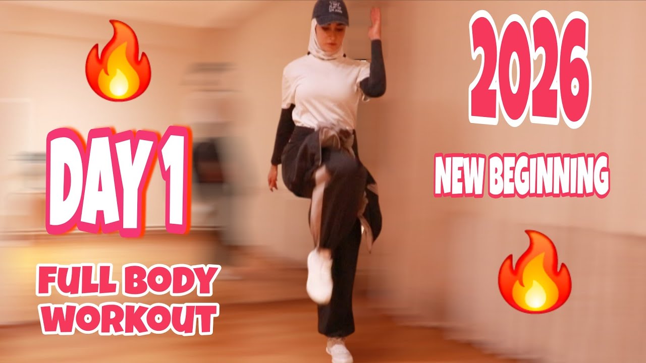 DAY 1 🔥 | BurnFit 2026 – 30 Day تمرين كامل الجسم | حرق الدهون
