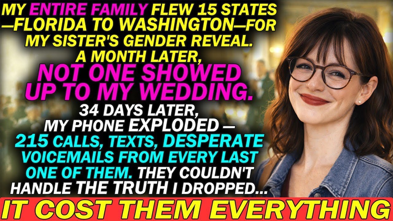 My Entire Family Skipped My Wedding But Flew 15 States For My Sister — They Regret It Now