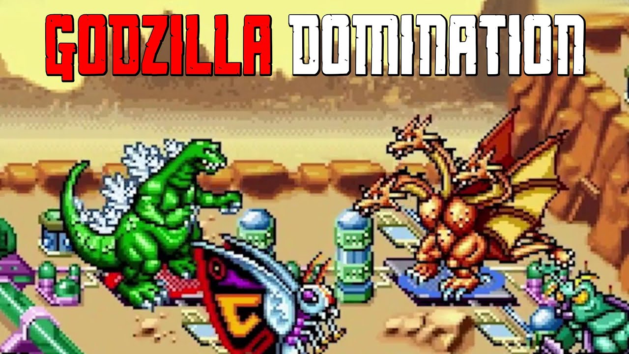 Full Playthrough As Godzilla | Nintendo Game Boy Advance | Godzilla Domination