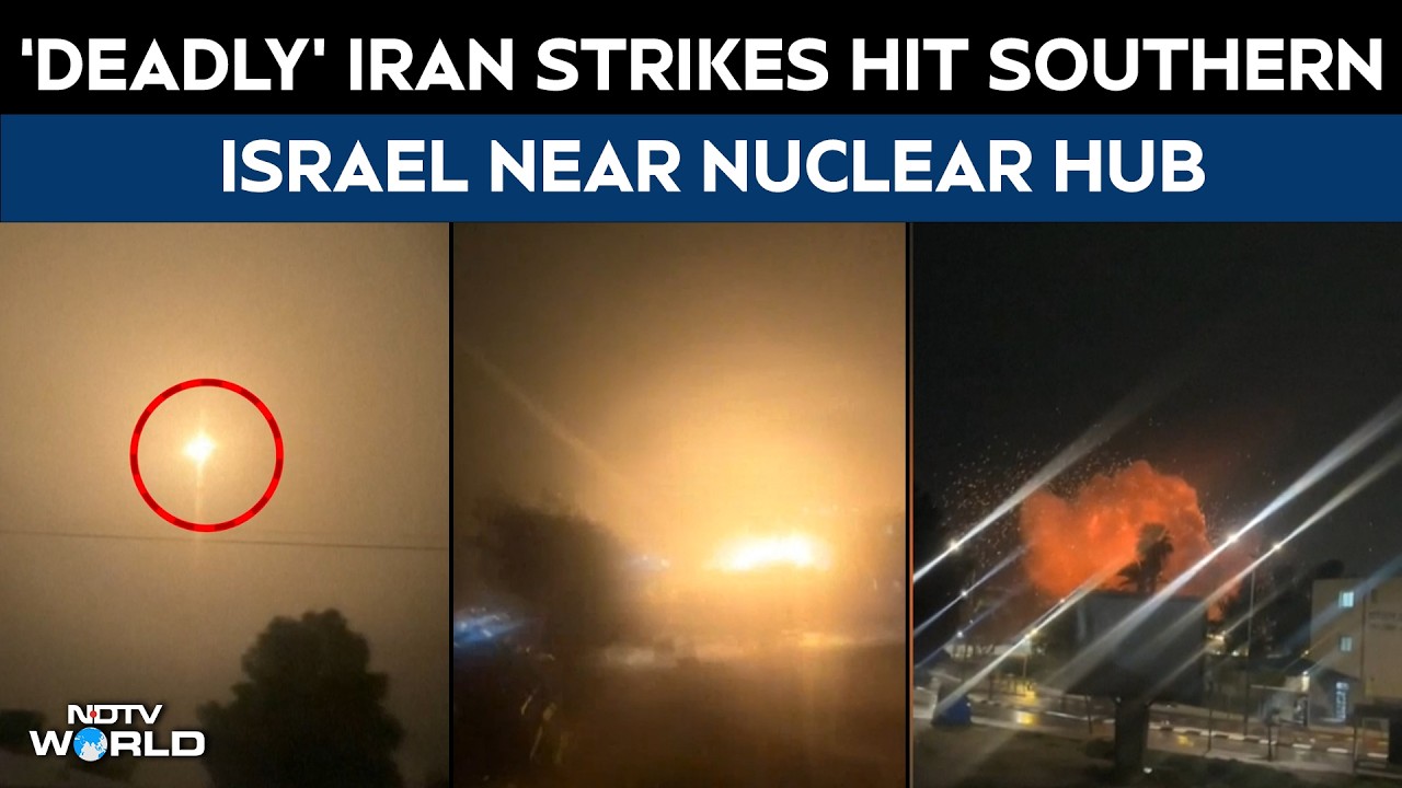Israel Nuclear Site News | On Camera: Iranian Missiles Strike Israel&rsquo;s Dimona, Arad; Dozens Injured
