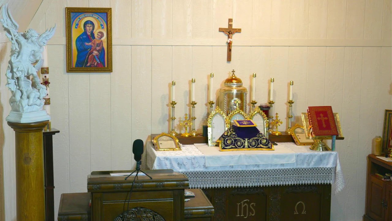 Fr. Altman Celebrating Holy Mass 3/11/26
