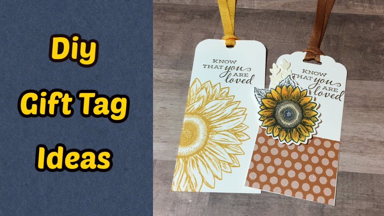 Easy Diy Gift Tag Ideas/Create 10 gift Tags from one Sheet of Card Stock