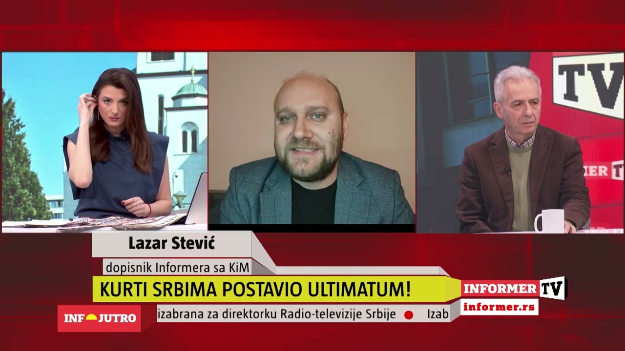 INFO JUTRO - Novo etničko čišćenje Srba na KiM