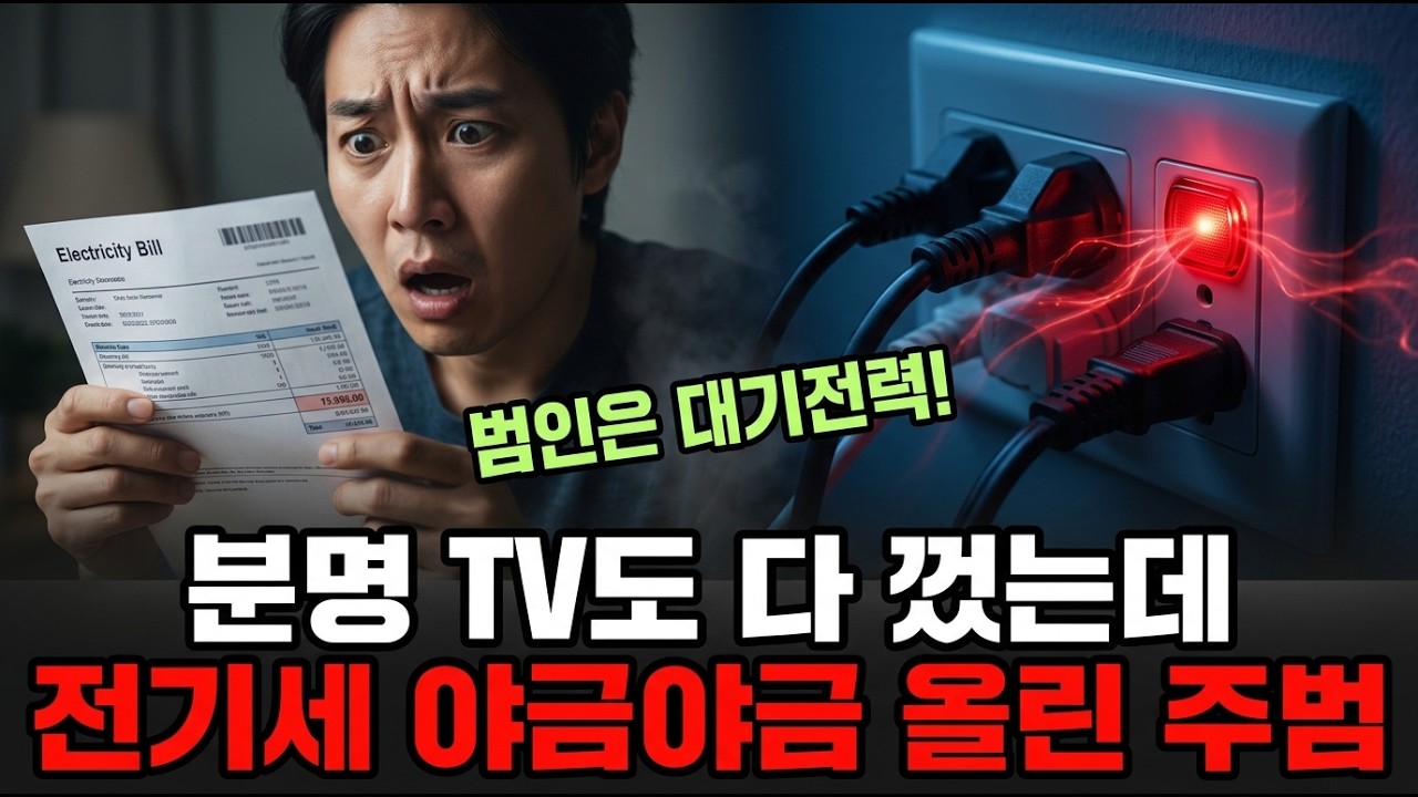 대기전력: 꺼진 전자제품의 숨겨진 전기 소비와 에너지 낭비 원인