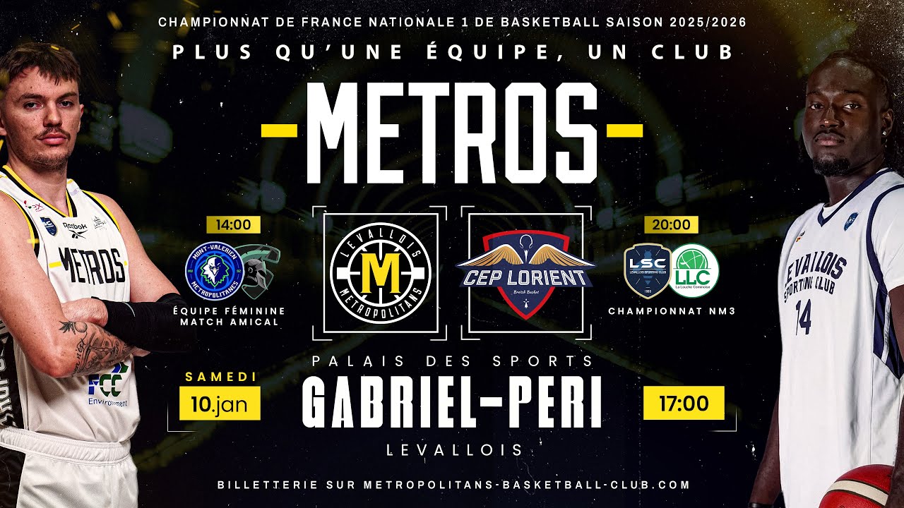 METROPOLITANS BASKETBALL CLUB vs LORIENT