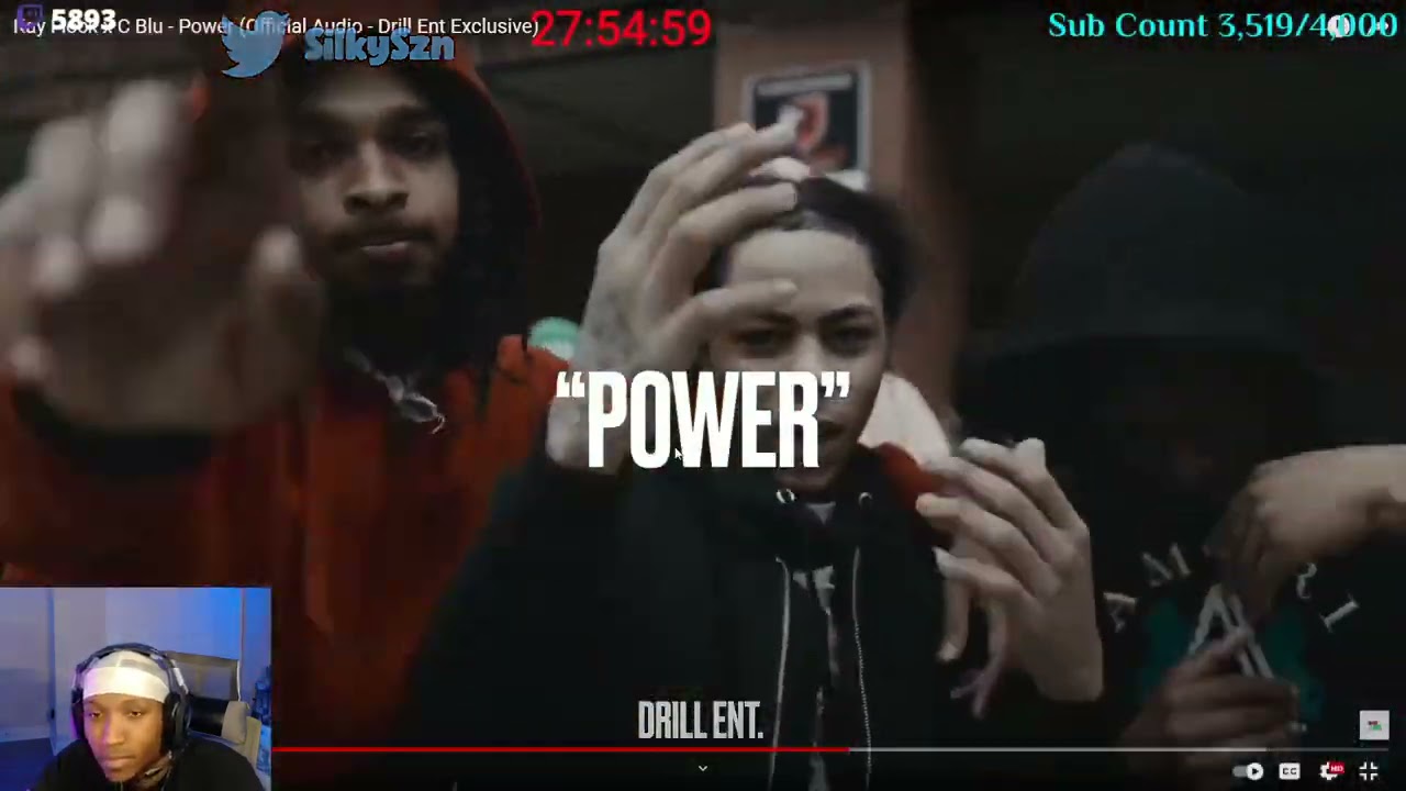 Silky Reacts To Kay Flock x C Blu - Power