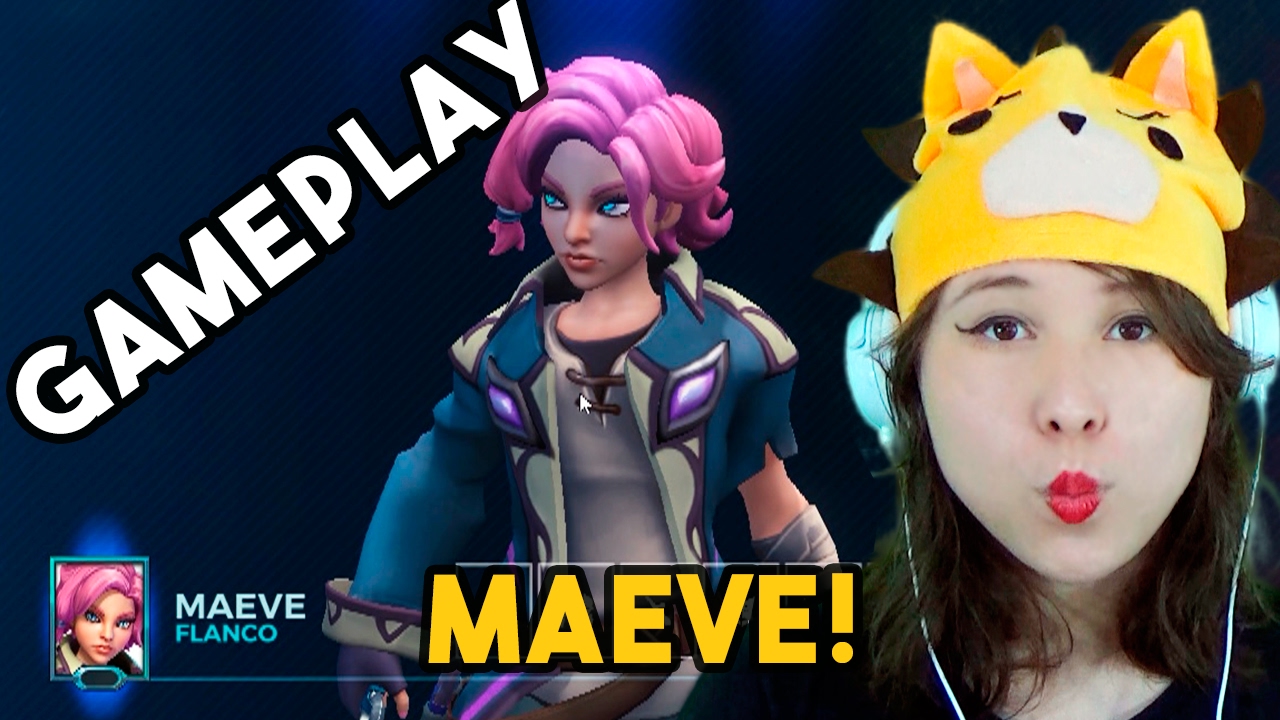 PALADINS MAEVE - testando personagem novo do jogo. Paladins Gameplay pt br