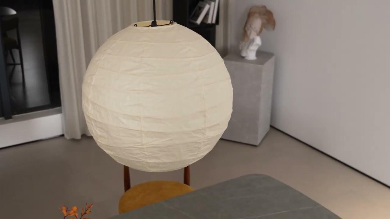 Washi Paper Pendant Lamp by Vakkerlight &ndash; A Touch of Japanese Elegance