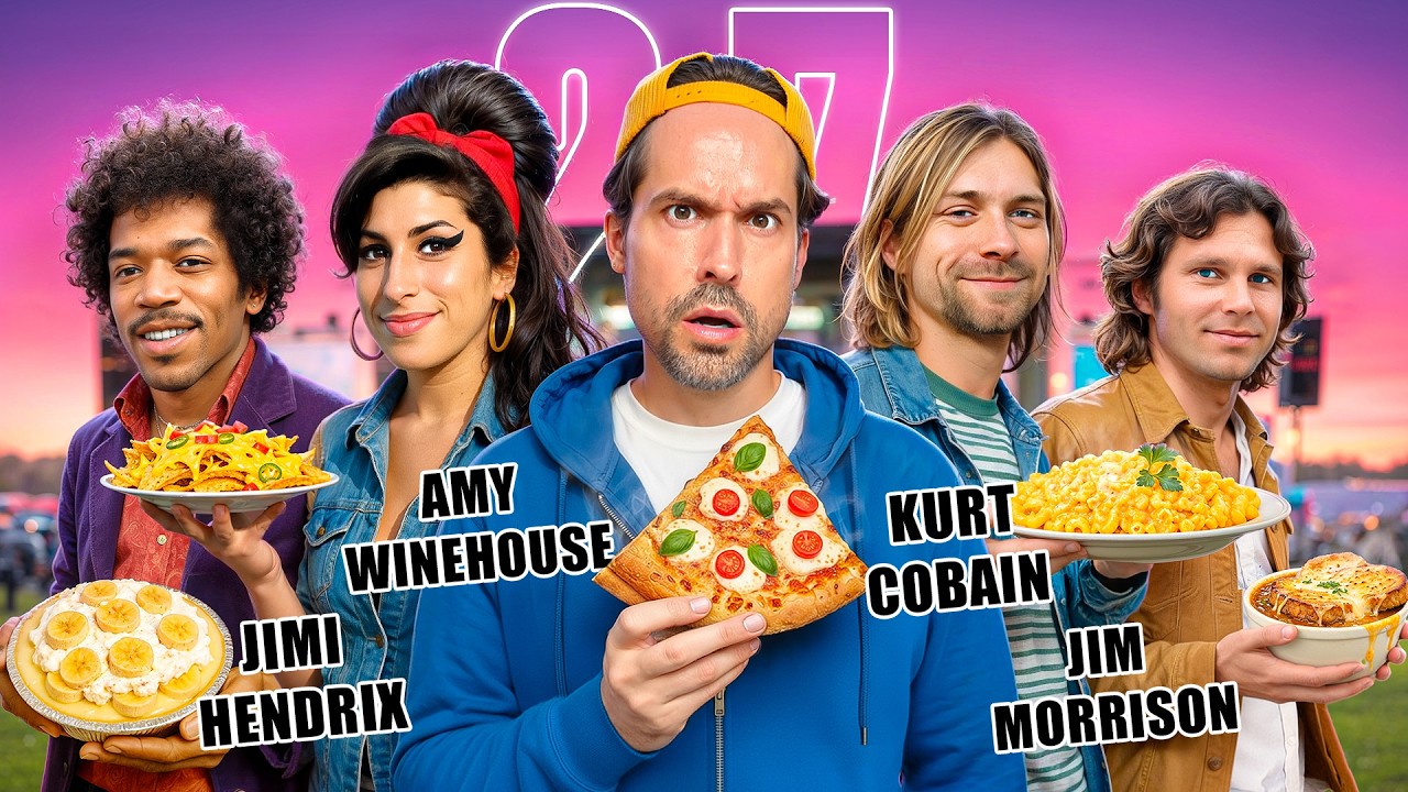 JE MANGE COMME LES L&Eacute;GENDES DU CLUB 27 🎸😳