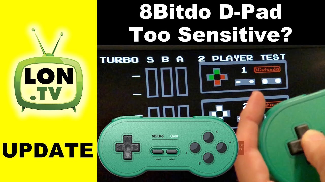 8bitdo SN30 GP Followup: Directional Pad Too Sensitive? Errant Diagonals Tested