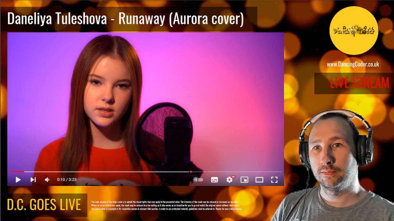 Daneliya Tuleshova -  Runaway (Aurora Cover) | Reaction