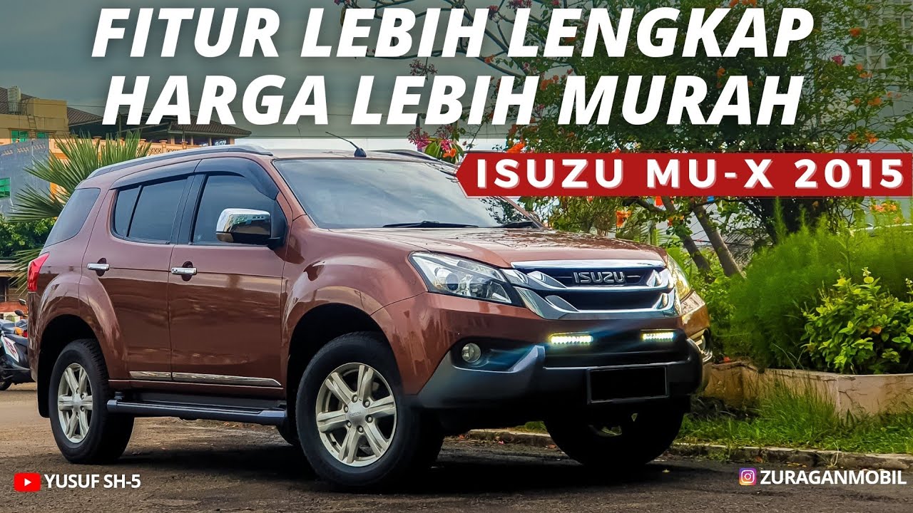 Lebih Murah Dari Pajero & Fortuner | Isuzu MU-X Diesel 2015 (R2) Review indonesia Sold‼️