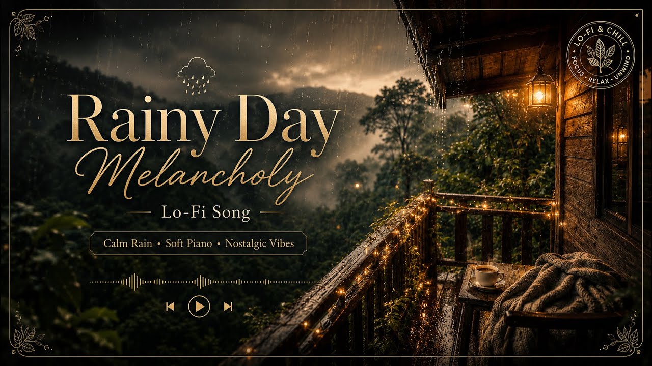 Rainy Day Melancholy (Emotion & Nature) Lo-Fi Song 3Hrs.