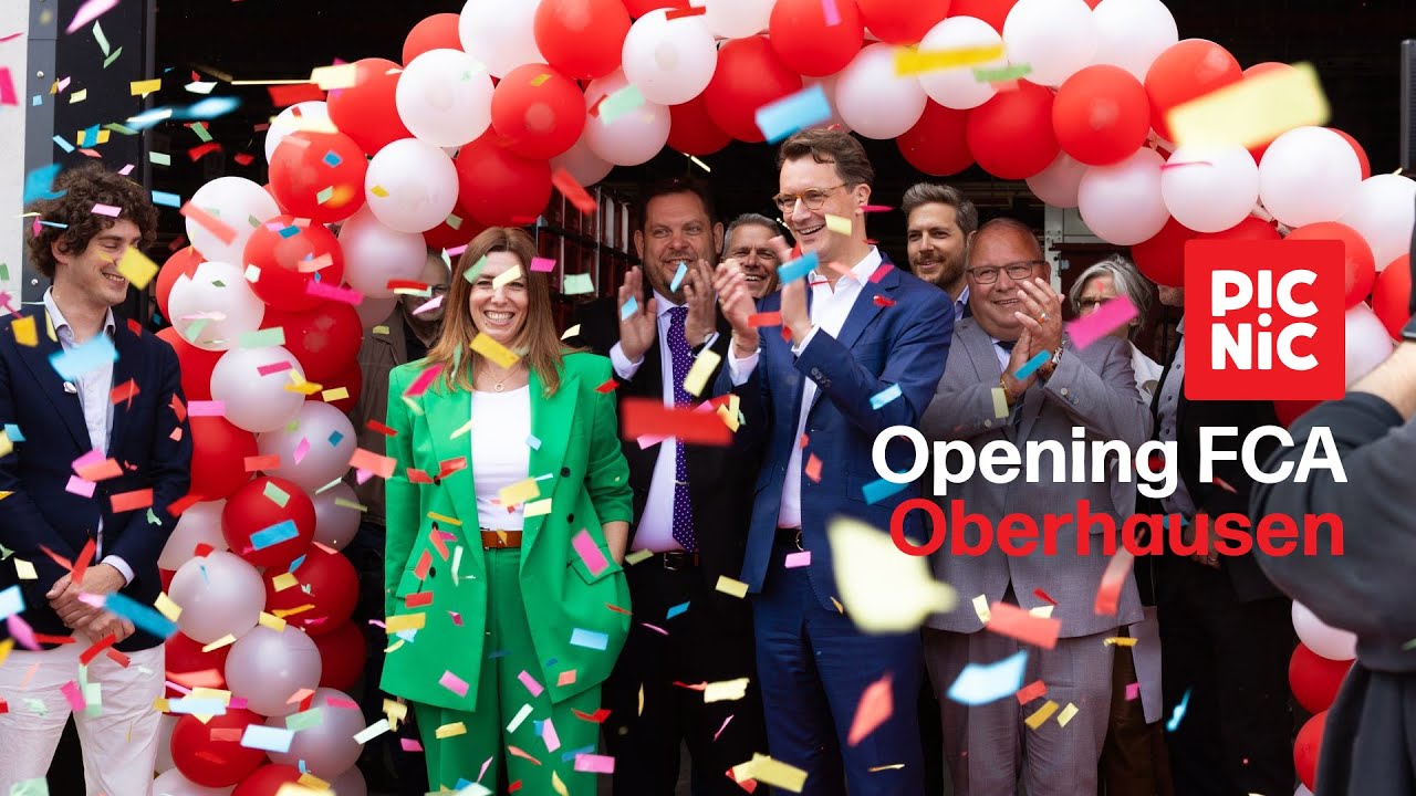 Opening our automated warehouse in Oberhausen, Germany!