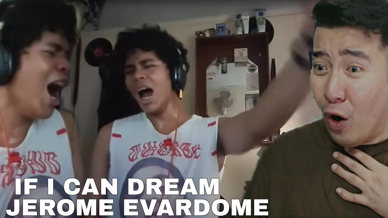 JEROME EVARDOME - If I can dream (кавер) | РЕАКЦИЯ