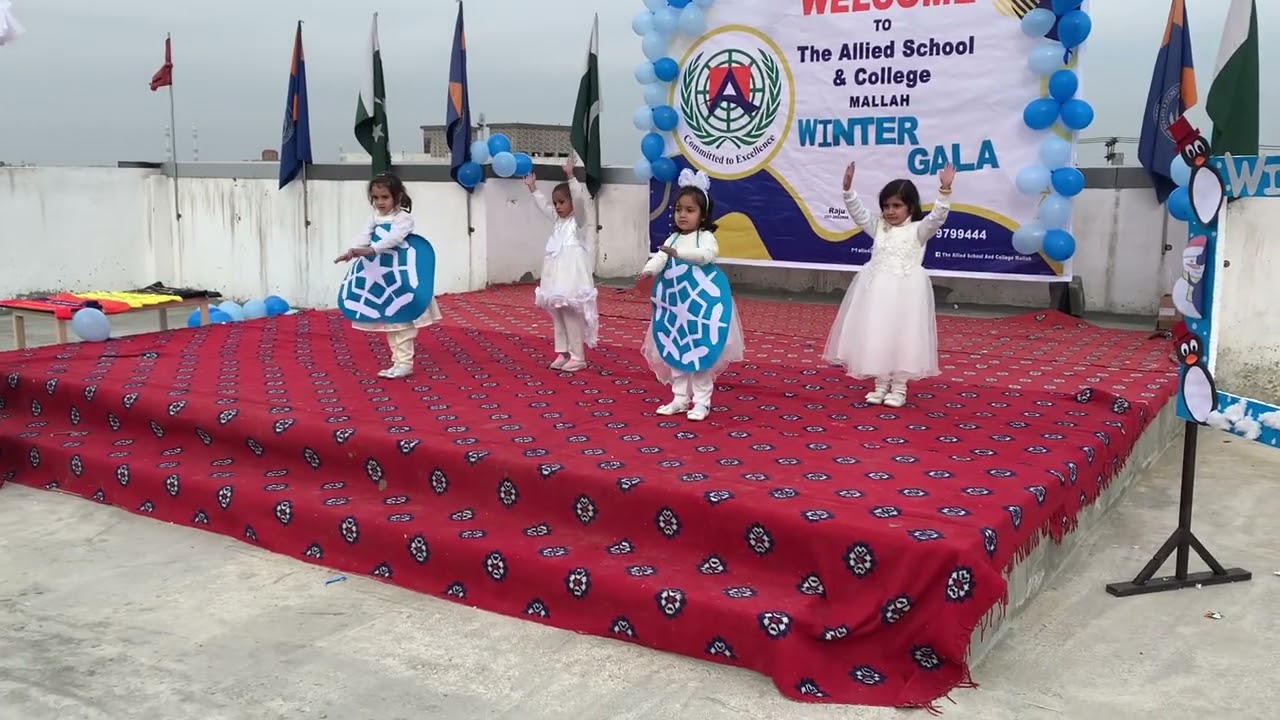 Snow flakes song by our little fairies.