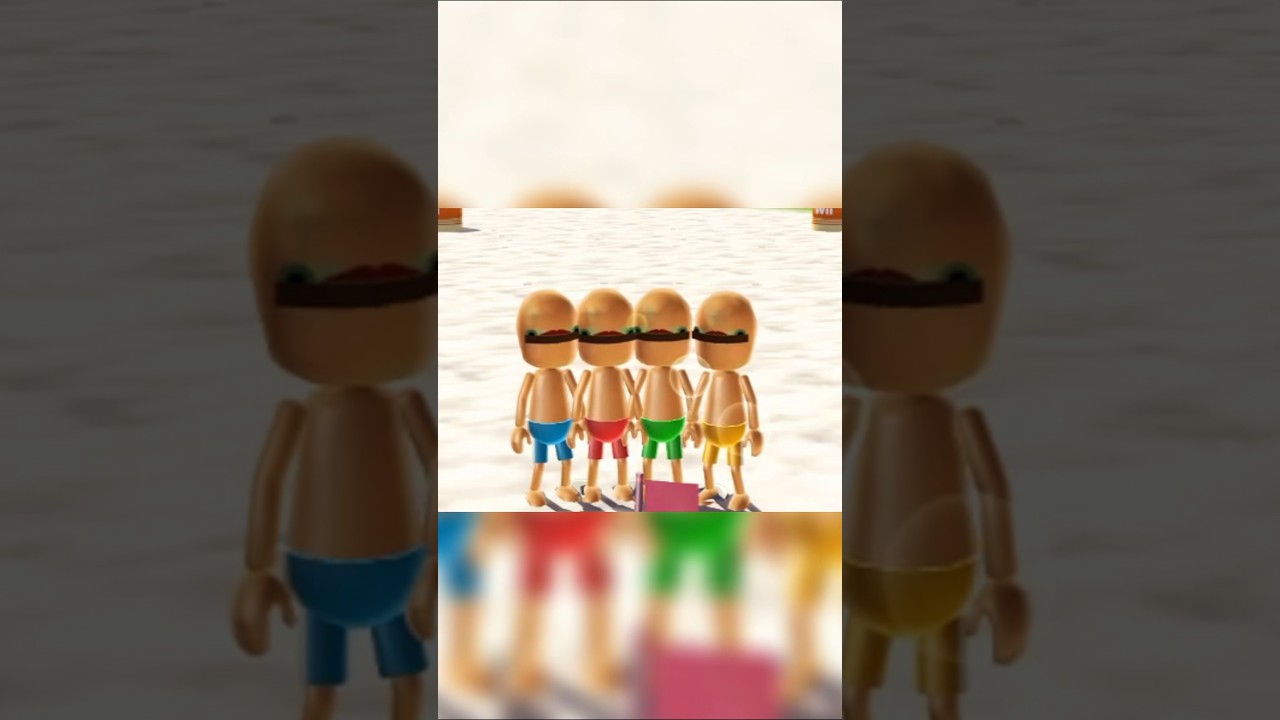 А что, если все схватят флаг? #wiiparty #minigame #shorts