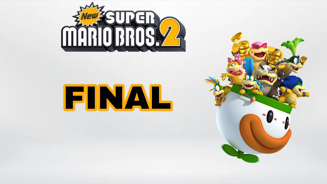 NEW SUPER MARIO BROS 2 GAMEPLAY (FINAL) WORLD 6 + FIM
