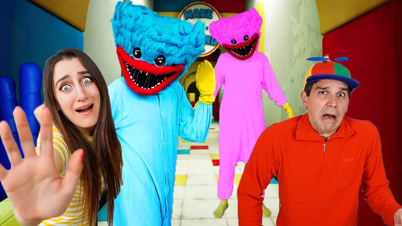 GIOCHIAMO A HUGGY WUGGY E KISSY MISSY NELLA VITA REALE!!!*TUTTI GLI EPISODI*